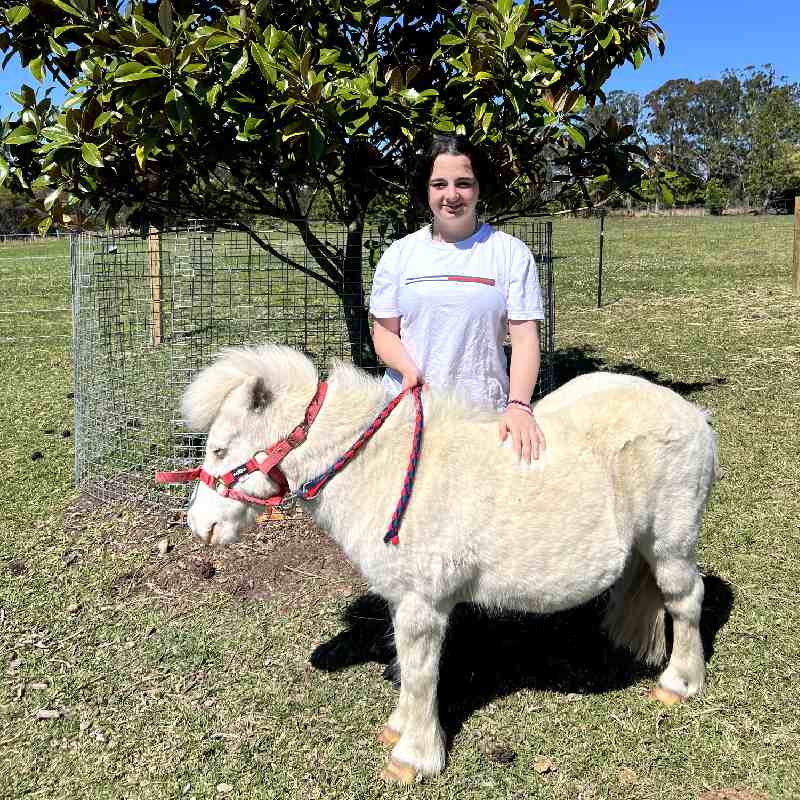 girl with pony